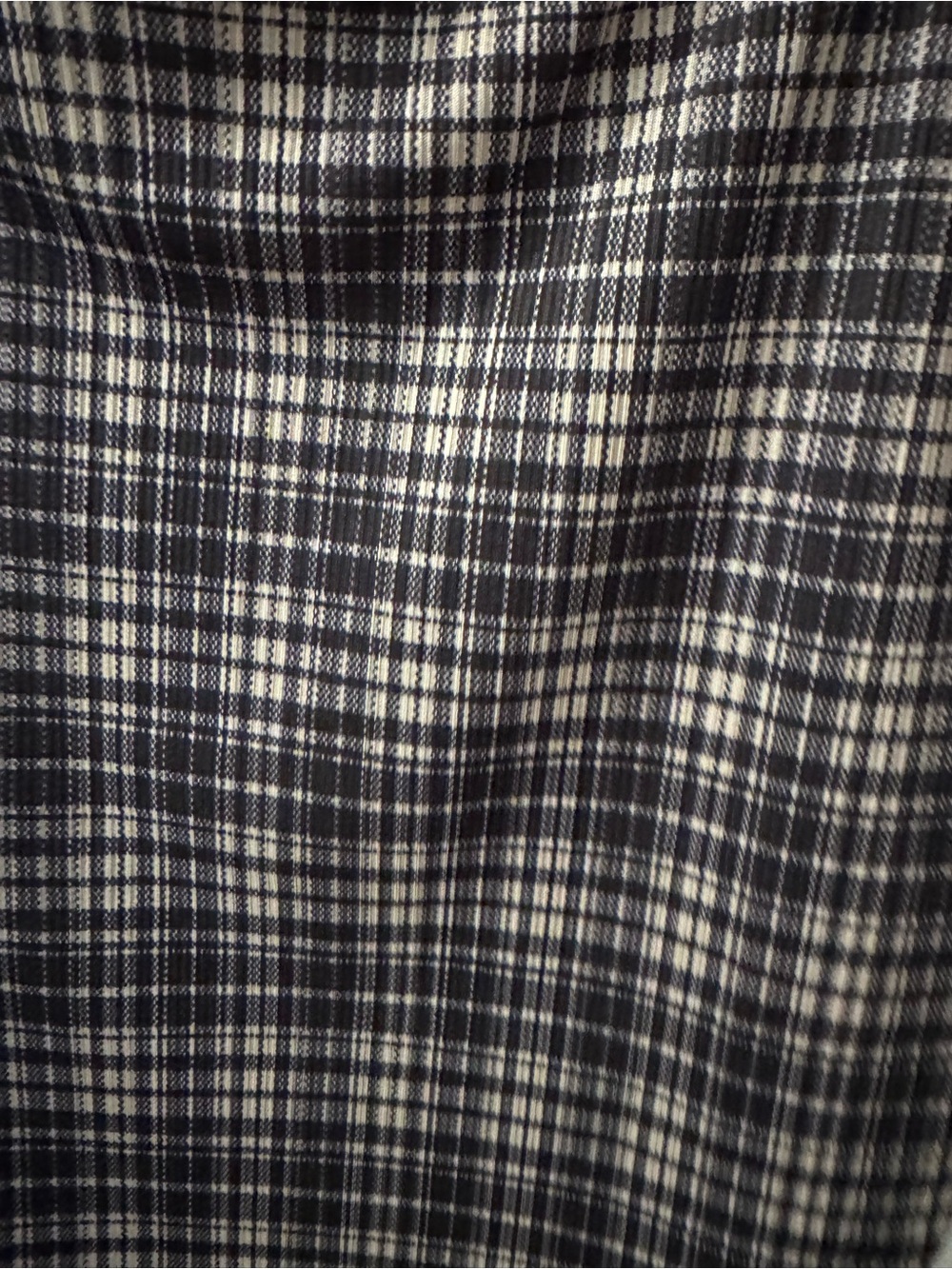 Plaid Ruffled Bodysuit - Picture 3 of 3